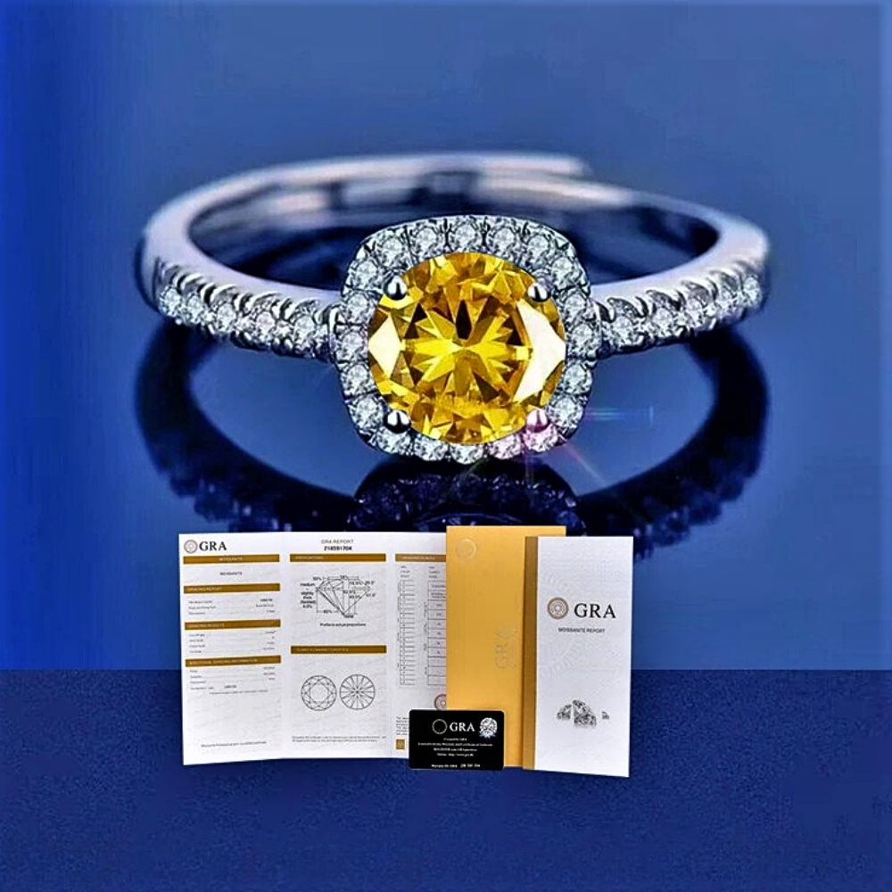 Solitario con Moissanite da 0.50 o 1 carato: 12 Combinazioni di Stile e Luce Infinita