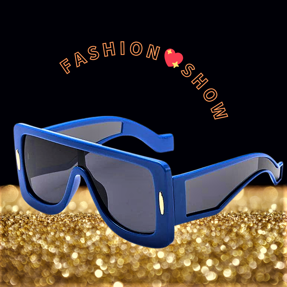 Gafas de sol "Avant-Garde" con montura de moda de gran tamaño