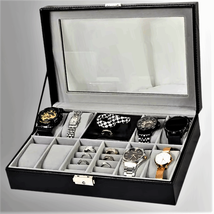 Organiser Porta Orologi, Gioielleria o Occhiali: Eleganza e Versatilità per i Tuoi Tesori
