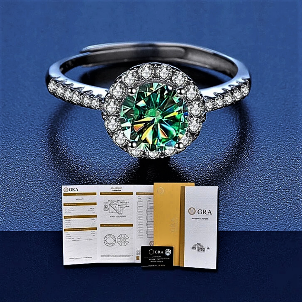 Solitario con Moissanite da 0.50 o 1 carato: 12 Combinazioni di Stile e Luce Infinita