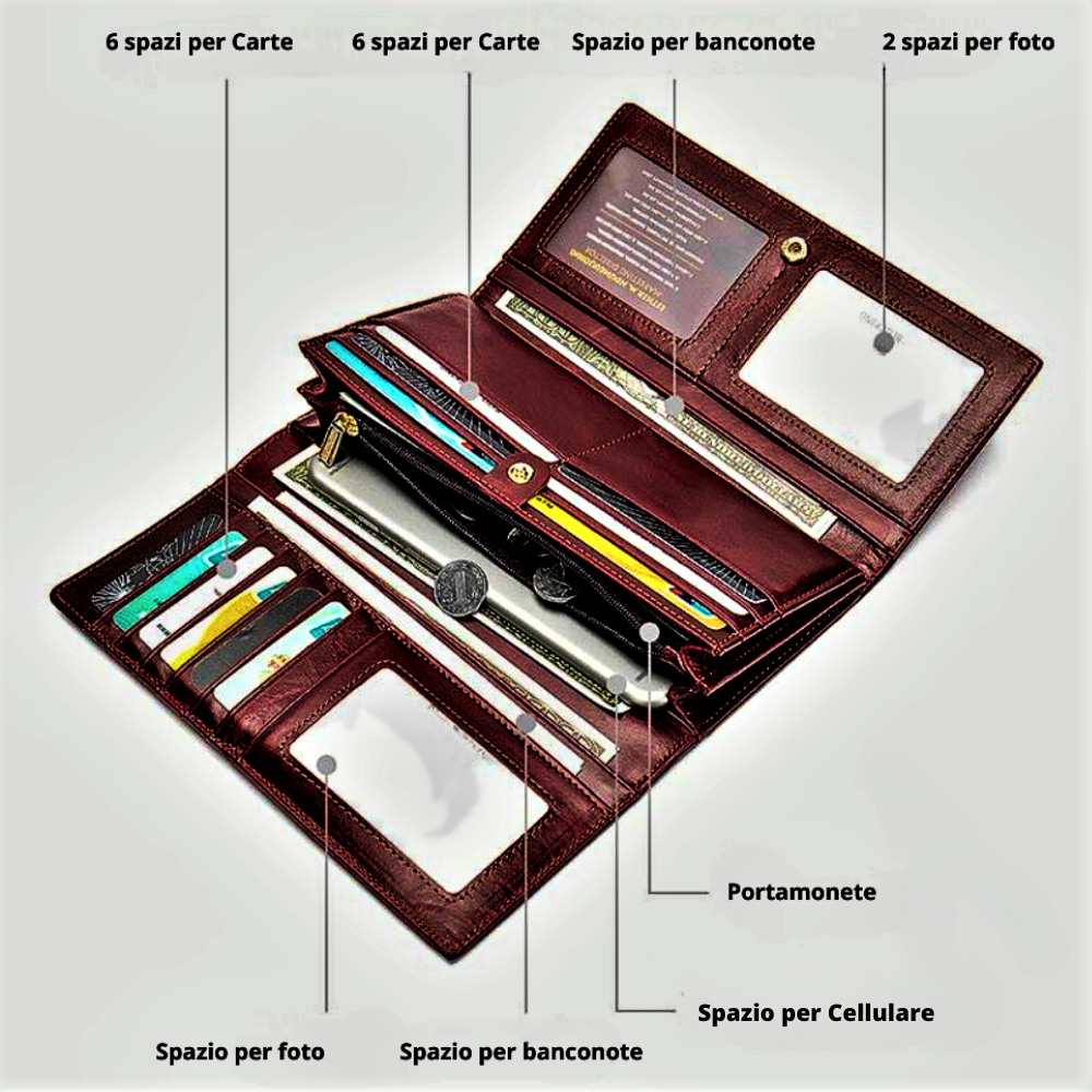 Carteras de piel de becerro auténtica Calidad, estilo y artesanía
