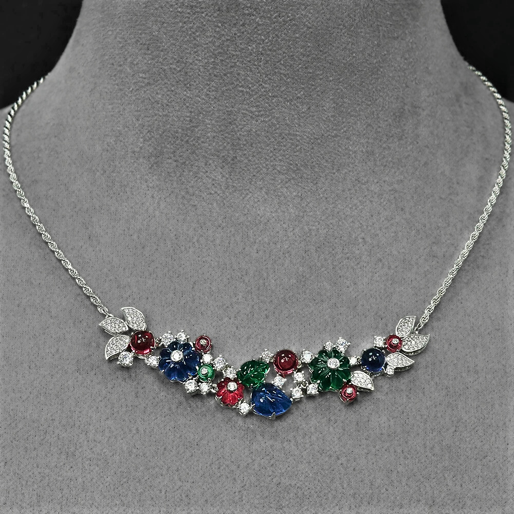 Collana Primavera con Gemme Coltivate