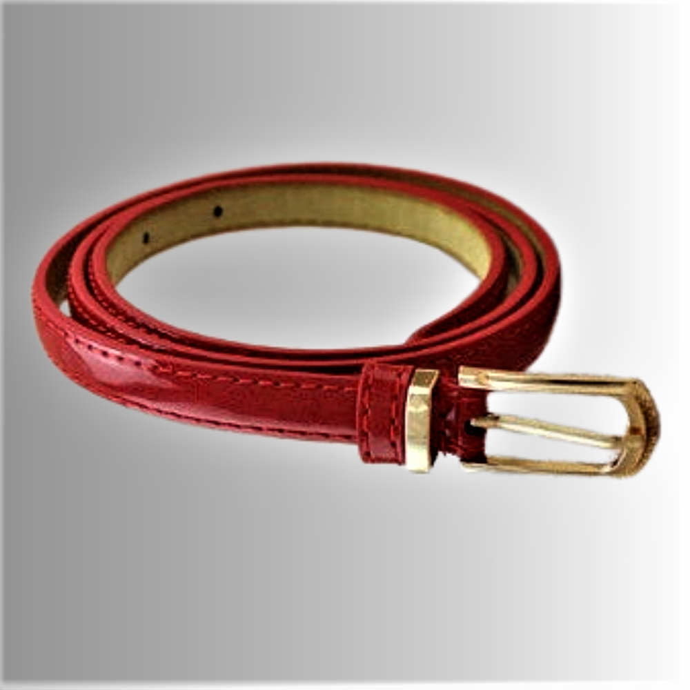 Cinturón Micro Patentado Un Toque de Color para Tus Conjuntos Casuales