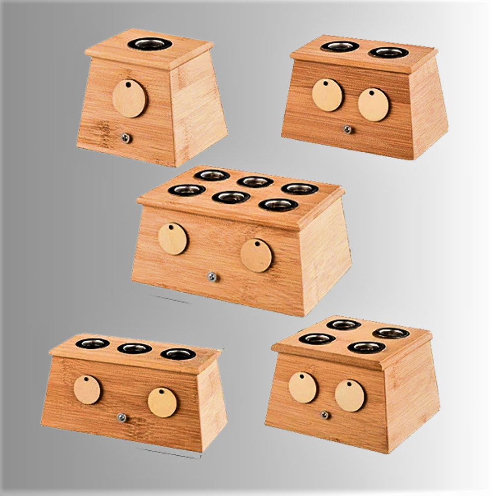 Brasero de moxibustión de madera de bambú: tratamiento natural y seguro para la salud