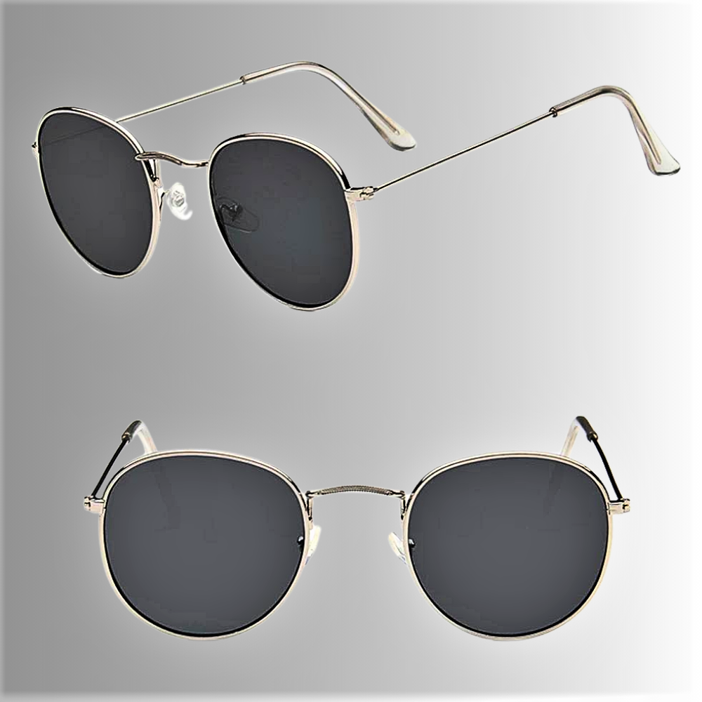 Gafas de sol "Pilot" Elegancia y color en metal