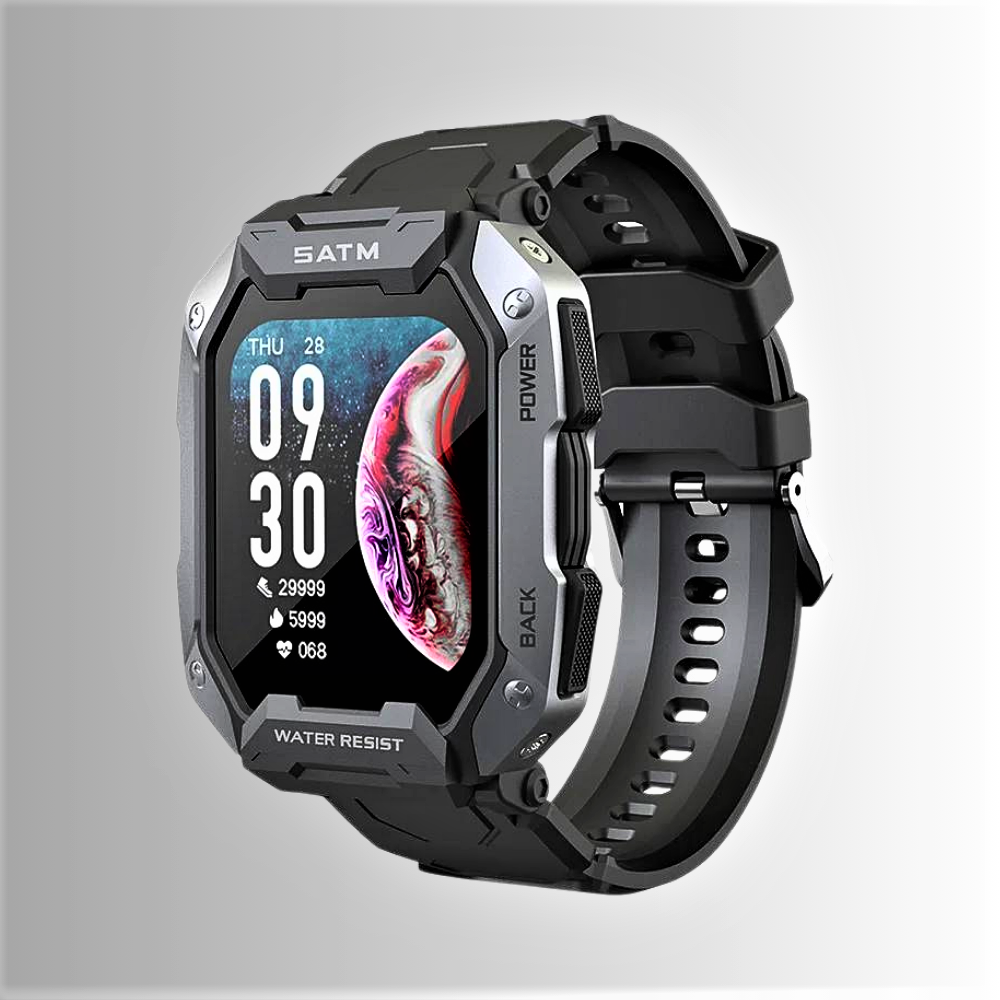 Smartwatch deportivo: resistente al agua hasta 50 m y funciones avanzadas