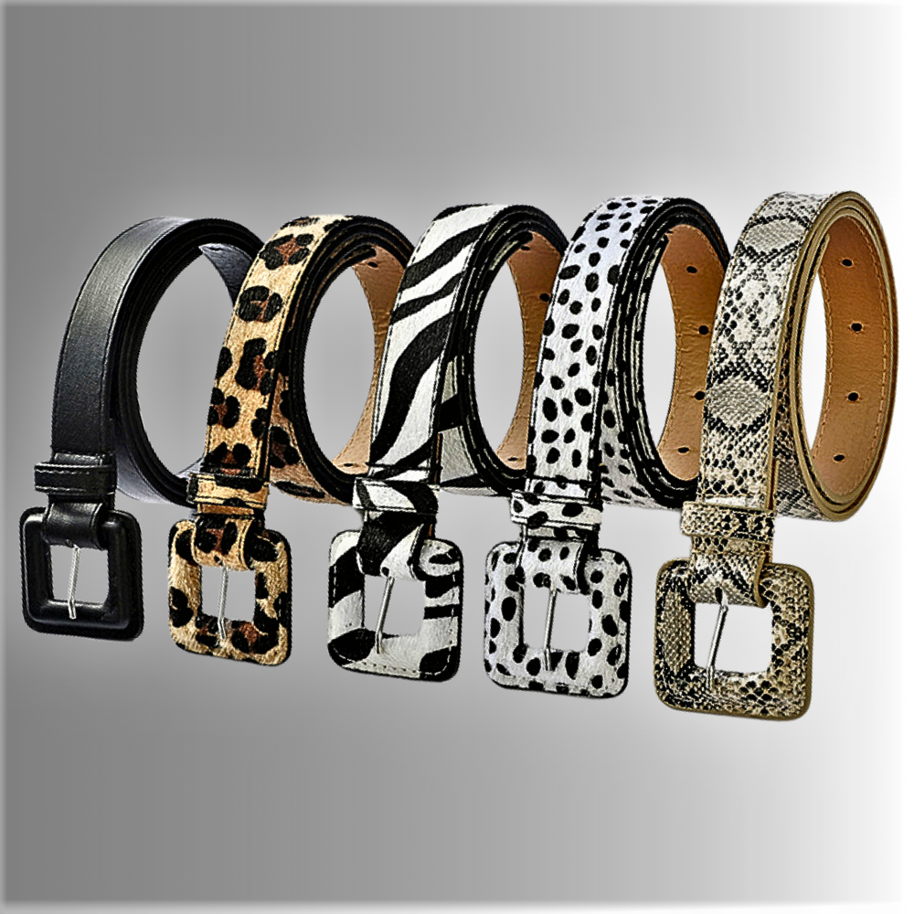 Colección de cinturones únicos y originales de estilo animalier