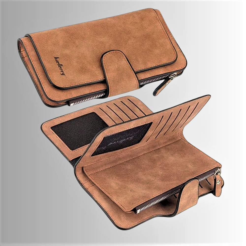 Stylish and Functional Suede Wallet