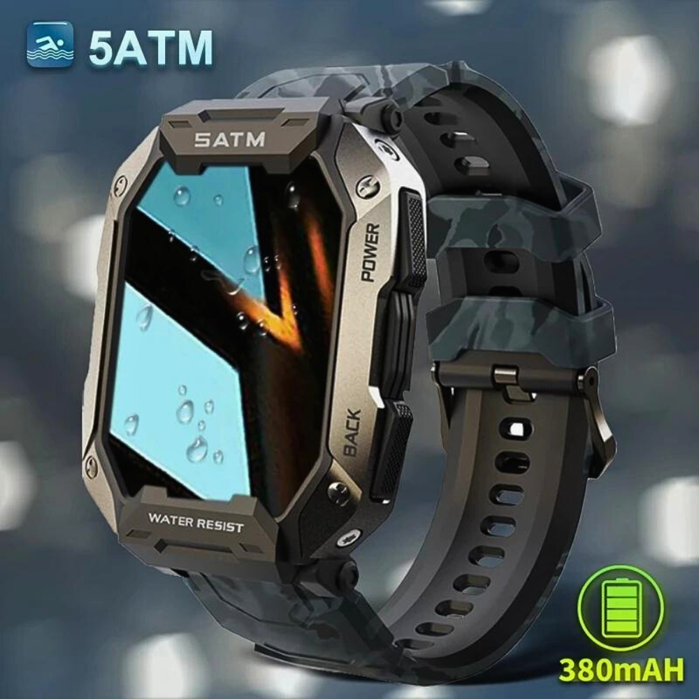 Smartwatch deportivo: resistente al agua hasta 50 m y funciones avanzadas