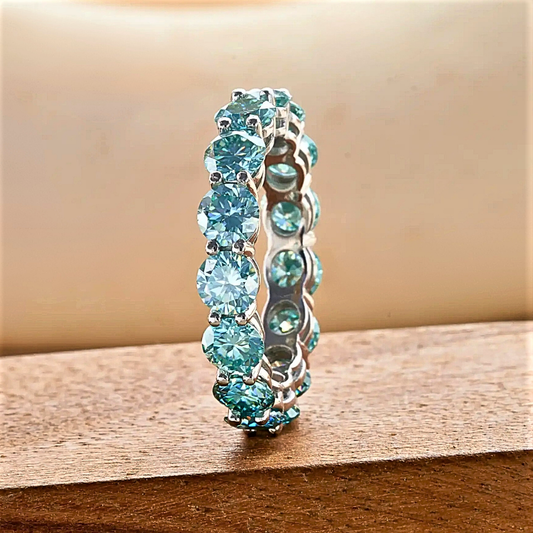 Eternity con Moissaniti Colorate per ct 7,00