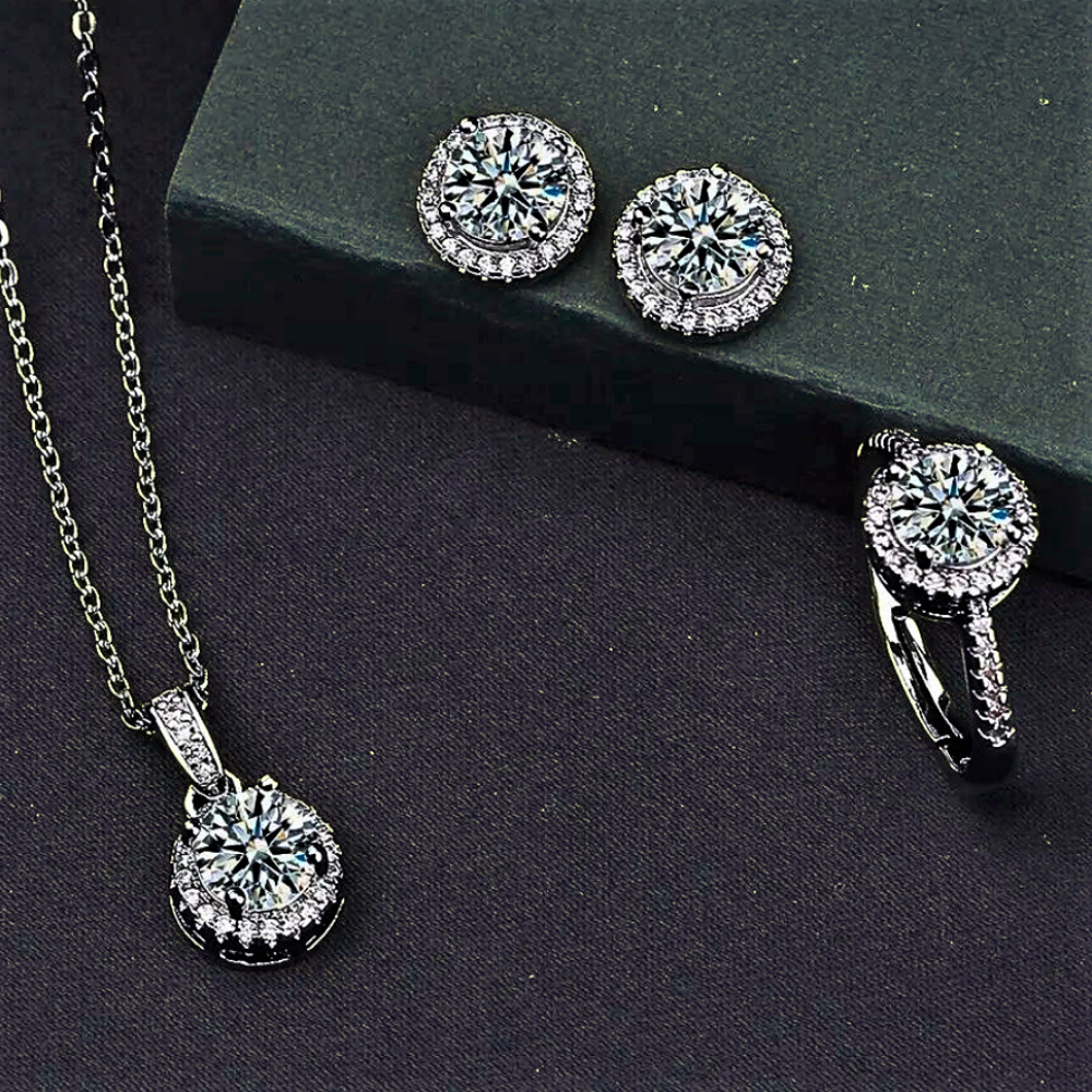 Conjunto “Diamantes para todos”: elegancia y brillo para cada estilo