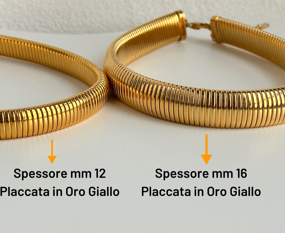 Collar "Tubo Gas": homenaje al modelo Bulgari