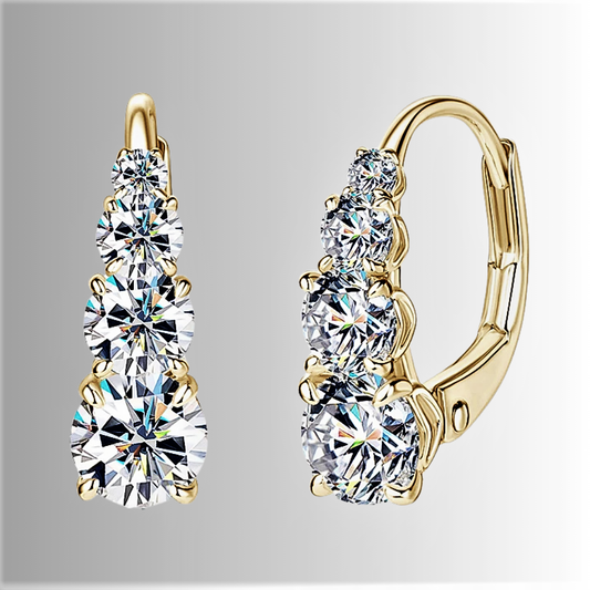 Orecchini "Scia Stellare" – Eleganza in Movimento