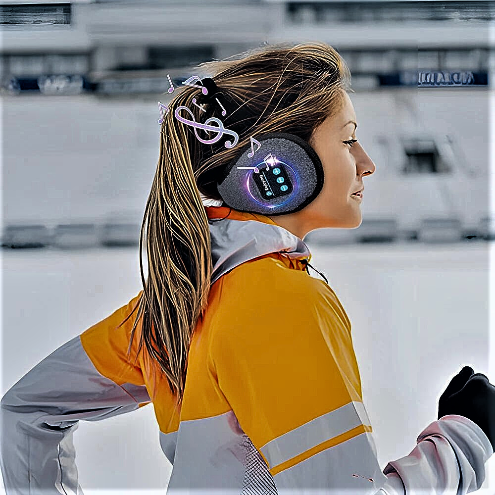 Banda para calentar los oídos con Bluetooth: ¡música y calidez para tu invierno!