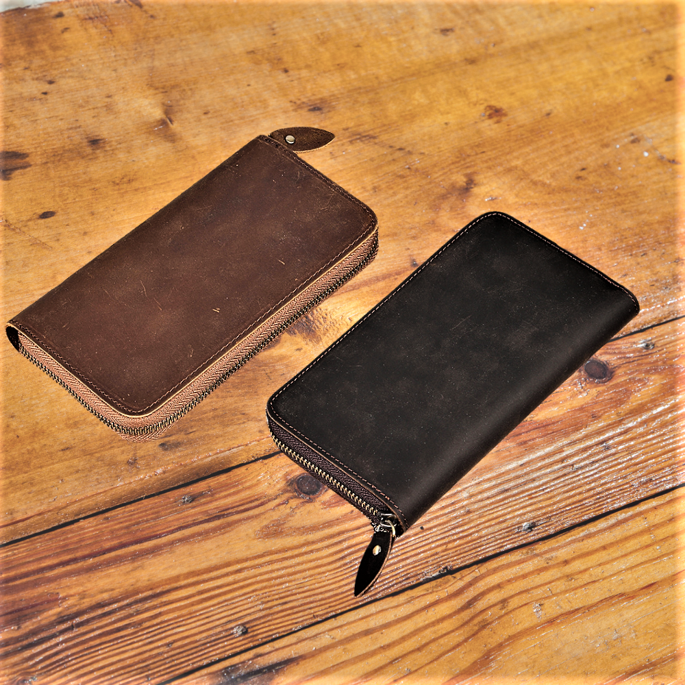 Cartera de piel de becerro Combinación de elegancia y practicidad