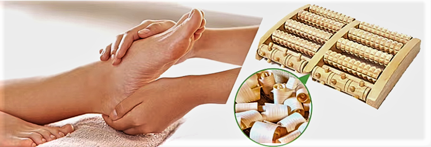 Rullo Massaggiatore per Riflessologia Plantare e Benessere del Corpo