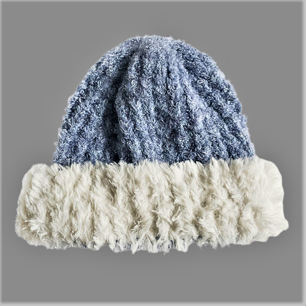 Cappello in Misto Lana Bicolore Eleganza e Comfort per un Inverno Caldo