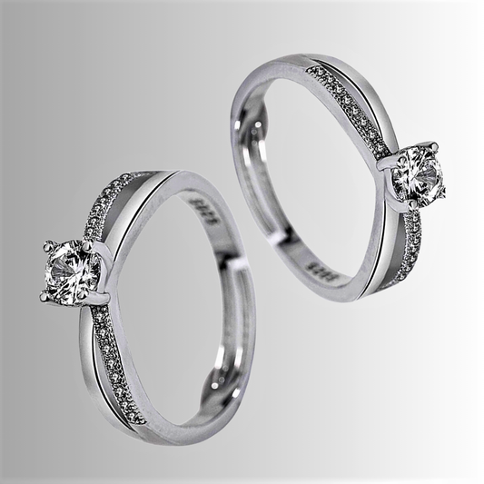 Solitario "Doppio Gambo" Modello Classico Ricco di Fascino