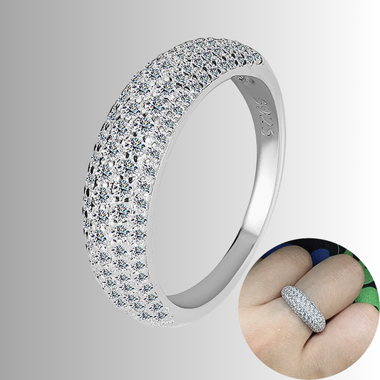 Fascetta con Moissaniti per ct 1,00