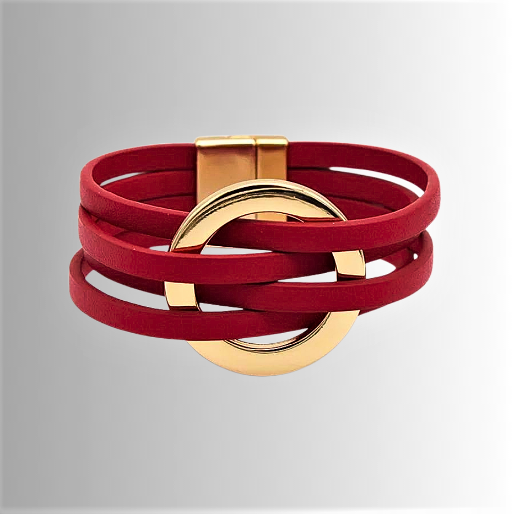 Pulsera de piel de vaca auténtica Modernidad y sostenibilidad se unen