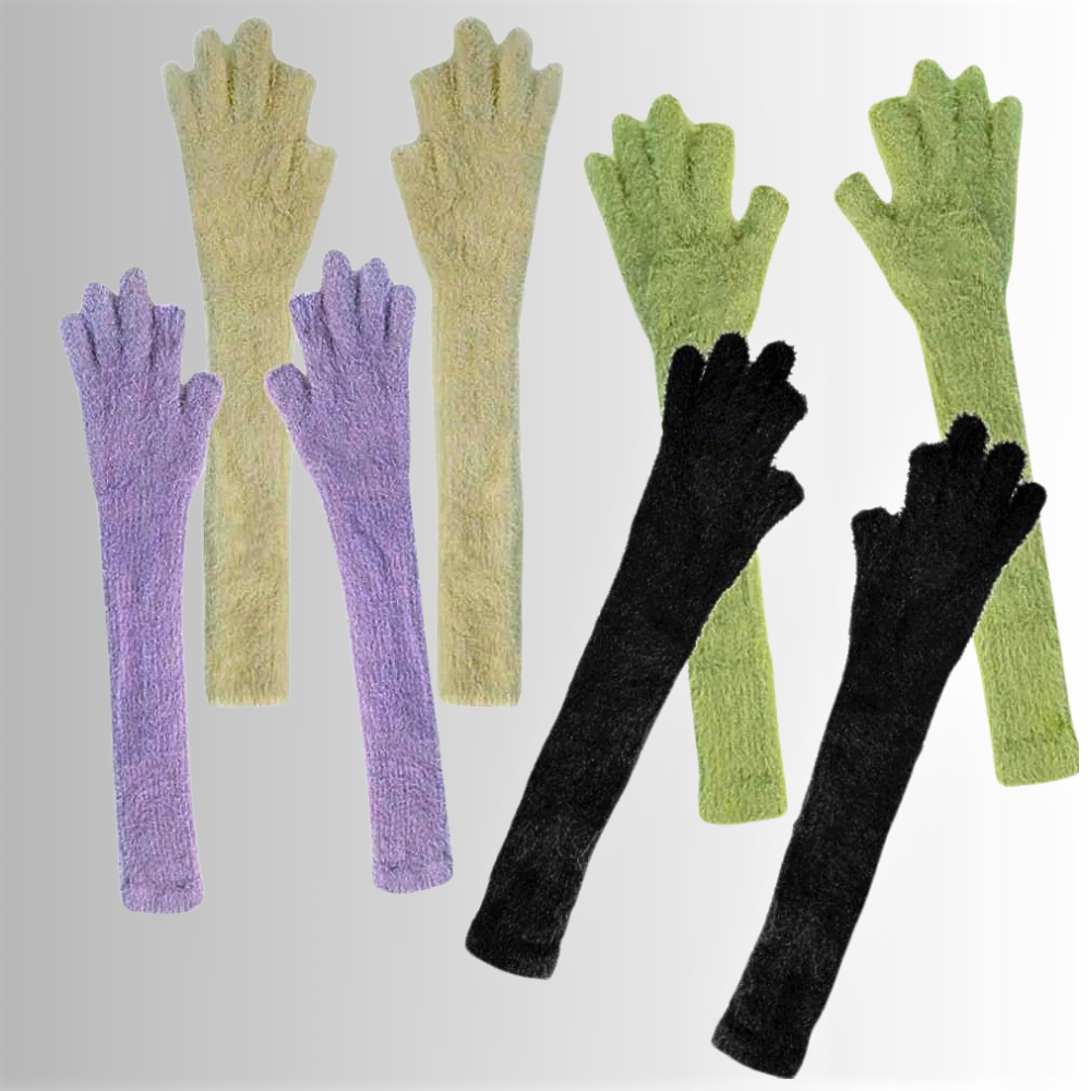 Guantes largos Elegancia y funcionalidad para un invierno cálido