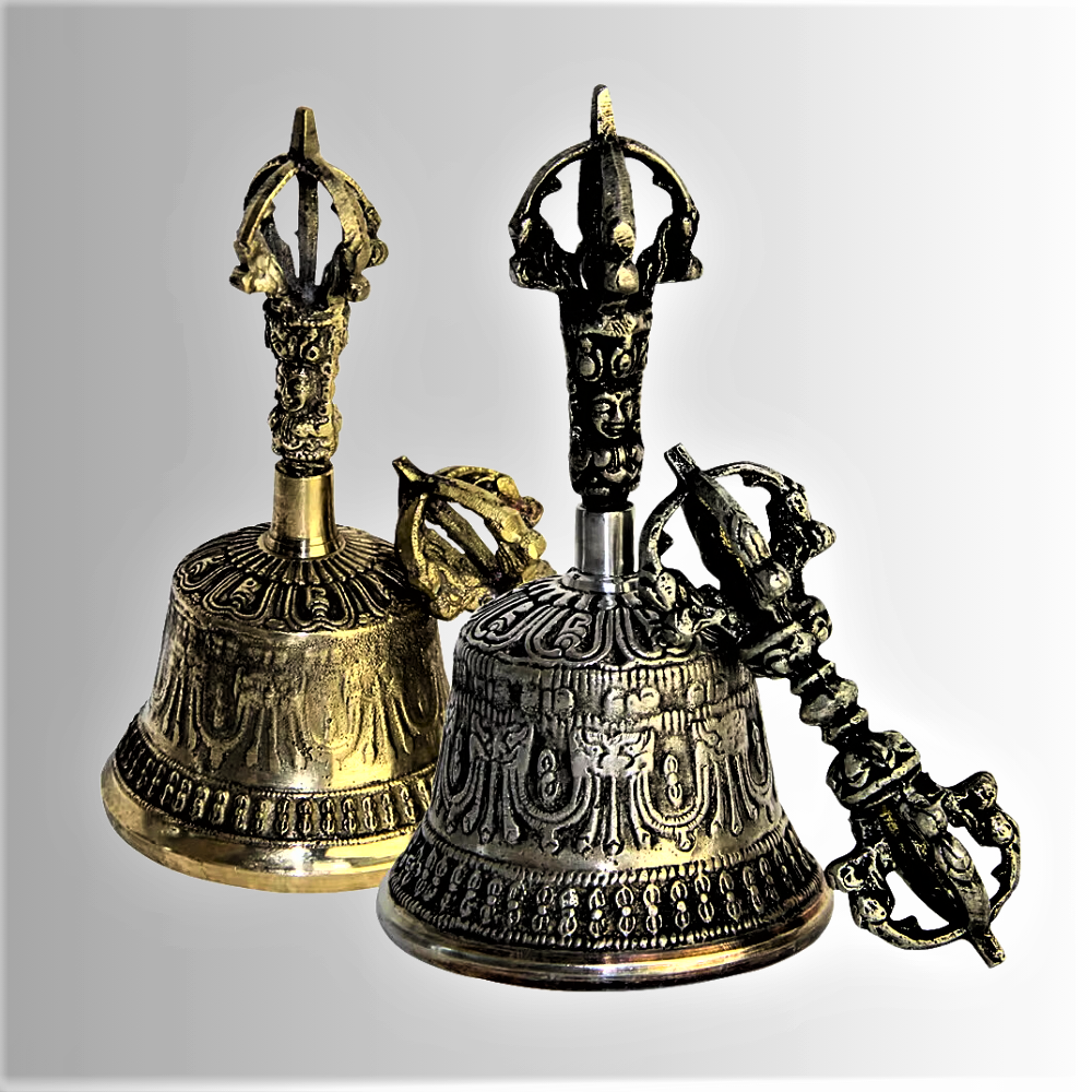 Campana de meditación budista tibetana y juego de dorje: encuentre la armonía interior