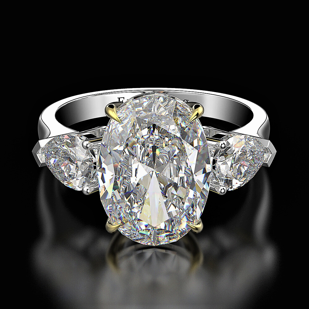 Three Stone Ring A Splendid Source of Light to Enhance Your Class