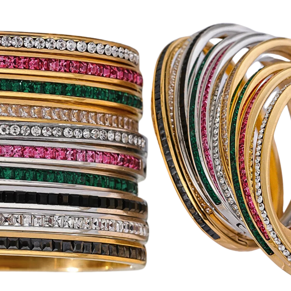 Pulsera “Elegancia” Un Mosaico de Luz y Color