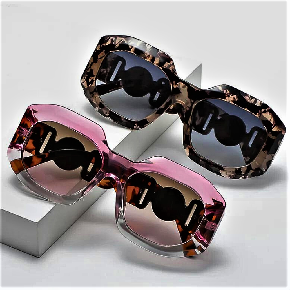 Gafas de sol cuadradas Innovación y color del mundo de la moda