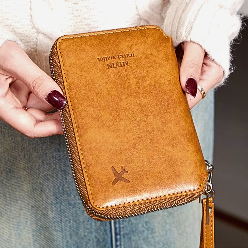 Mini porta pasaporte con tecnología RFID: comodidad y seguridad en movimiento