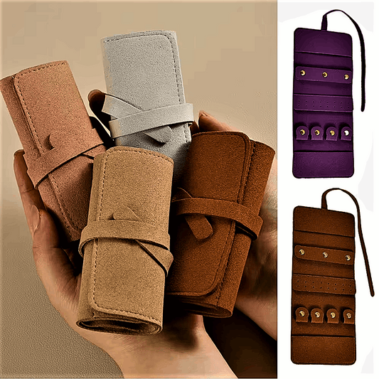 Rotolo Portagioie Organizer: Eleganza Compatta per la Sicurezza dei Tuoi Gioielli