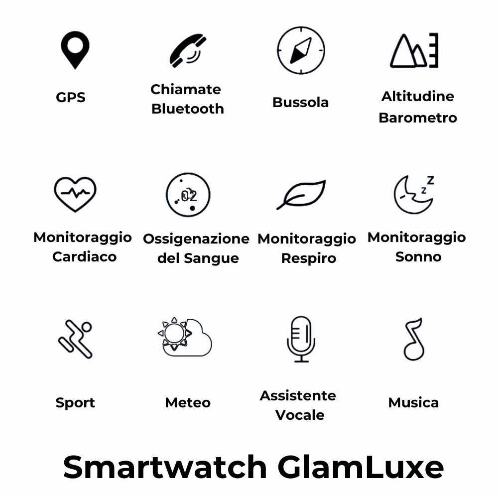 GlamLuxe Smartwatch Cutting Edge Technology