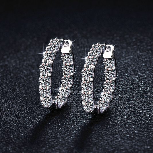 Orecchini "Eclissi Perfetta" – Un Cerchio di Luce Senza Ombre