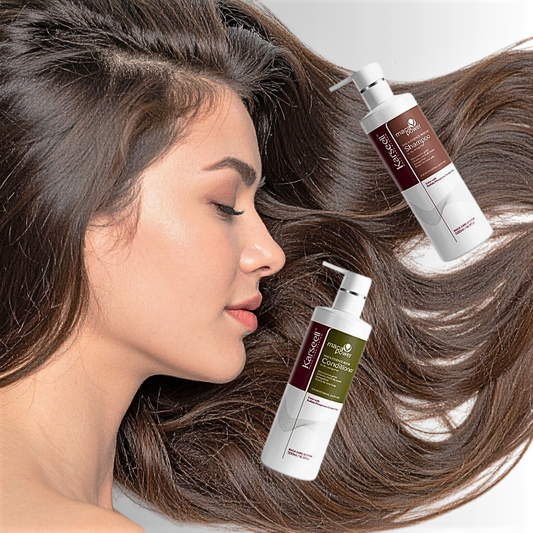 Set Shampoo-Balsamo Medicale/Farmaceutico con Oli Vegetali e Collagene