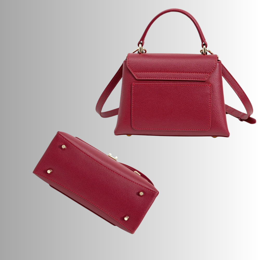 Mini Borsa in "Fiore" di Pelle di Vitellino: Innamorati del Vero Lusso