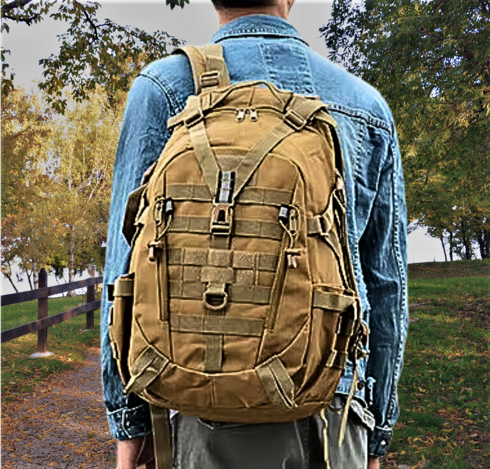 Mochila de viaje de 40 litros: compacta, duradera y lista para cualquier aventura