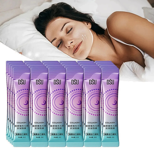 Maschera Notte con Acido Ialuronico, Collagene, Centella e Squarane