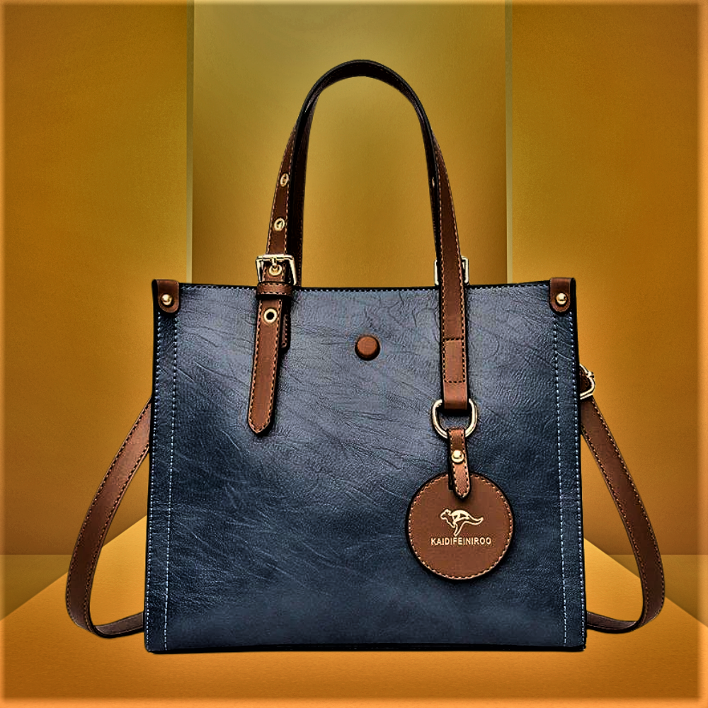 Bolso de piel de vacuno de 3 capas