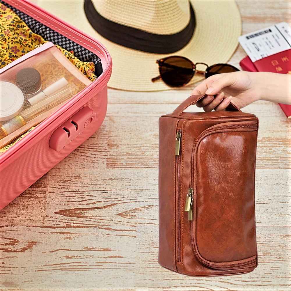 Beauty Case in Similpelle o Cotone Rinforzato