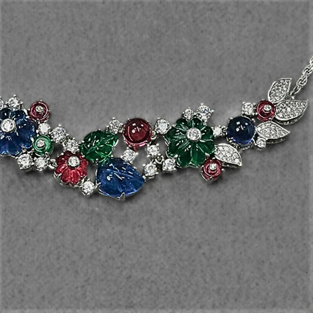 Collana Primavera con Gemme Coltivate