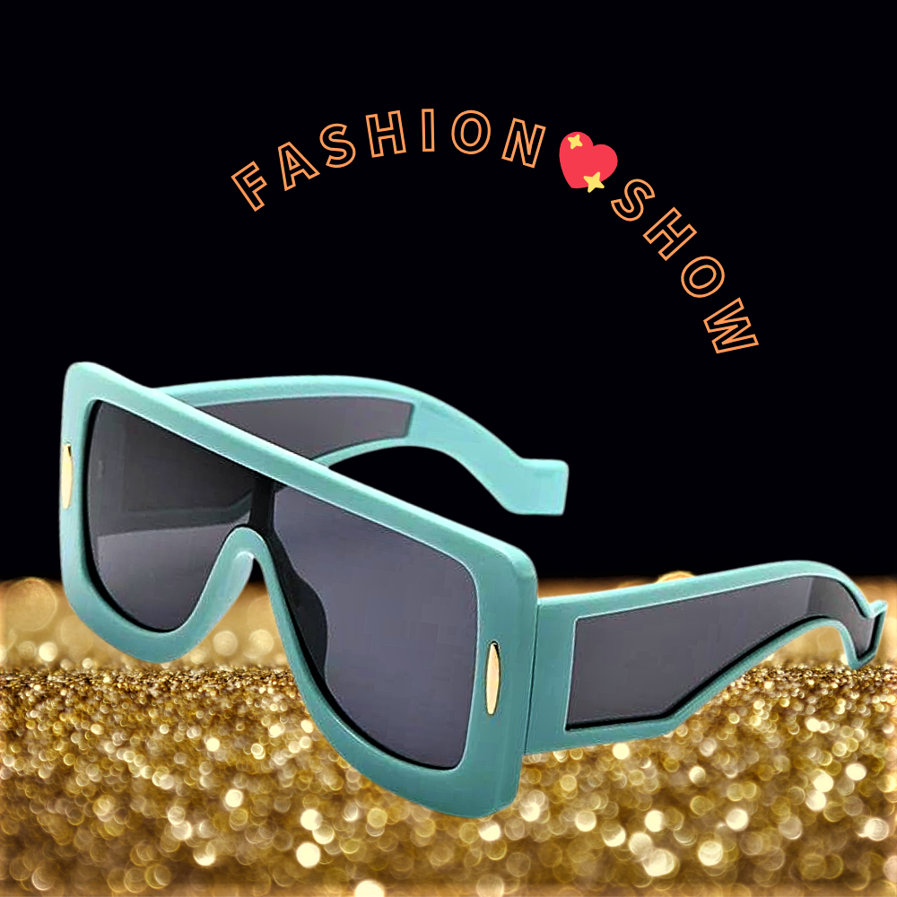 Gafas de sol "Avant-Garde" con montura de moda de gran tamaño