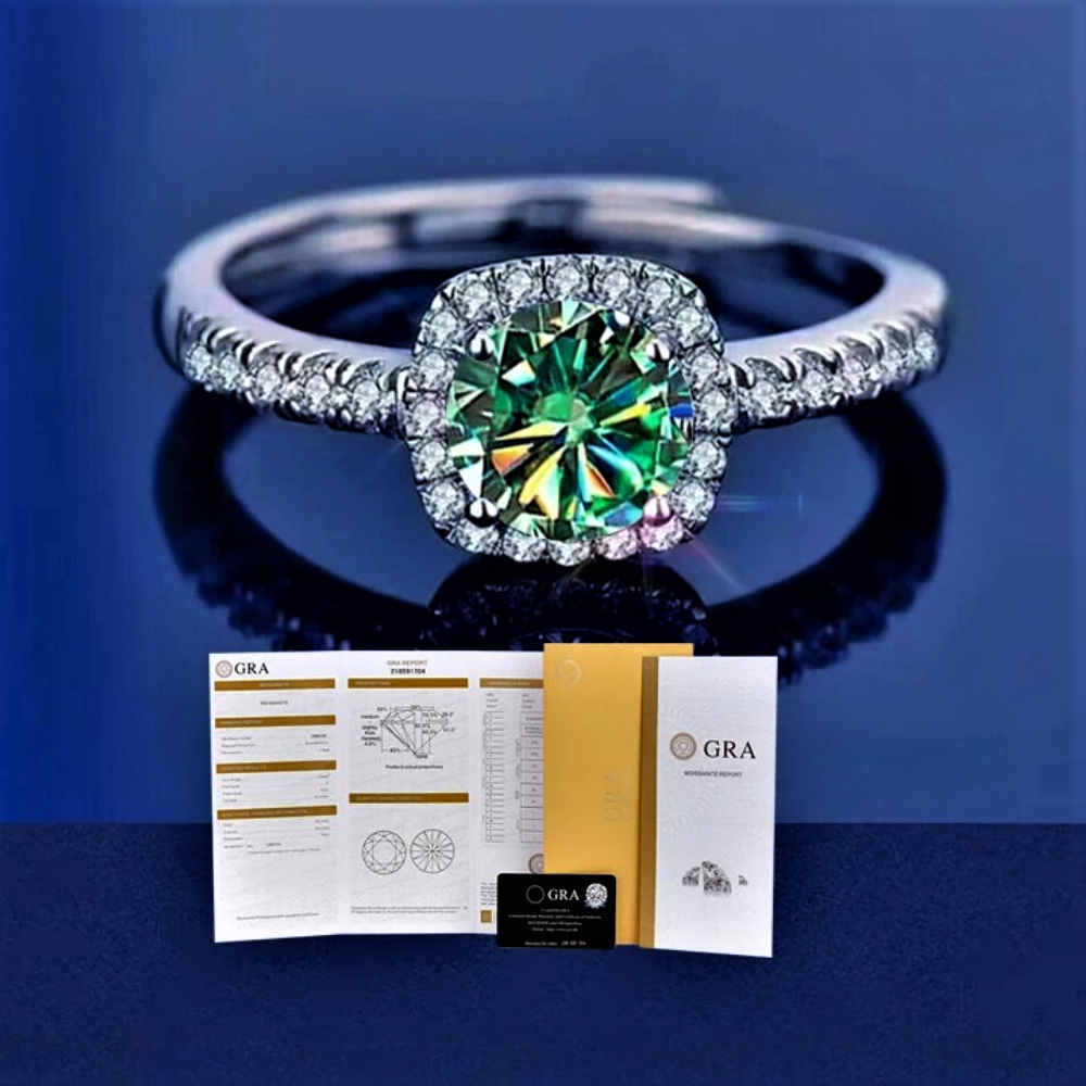 Solitario con Moissanite da 0.50 o 1 carato: 12 Combinazioni di Stile e Luce Infinita