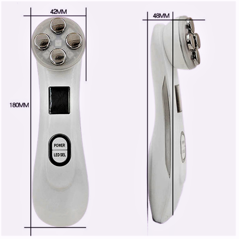 Dispositivo de belleza multifuncional de alta tecnología: EMS, electroporación, radiofrecuencia RF y LED fotónico