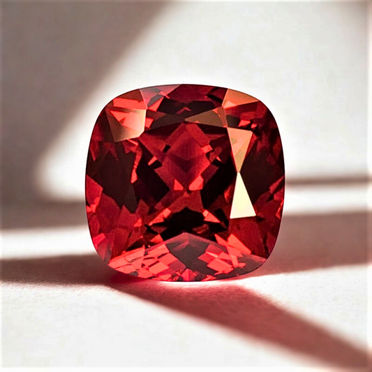 Rubino Lab Grown Taglio Cuscino