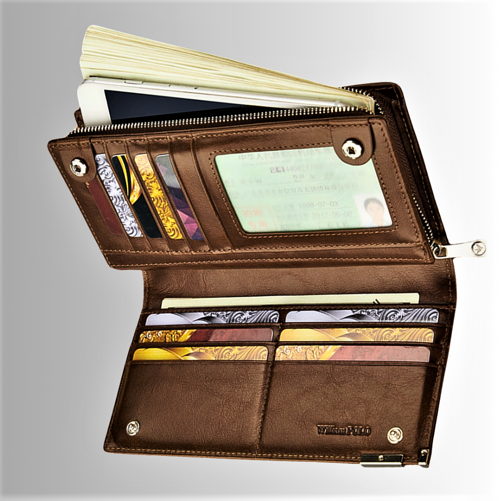 Cowhide Leather Wallet Elegance Meets Functionality