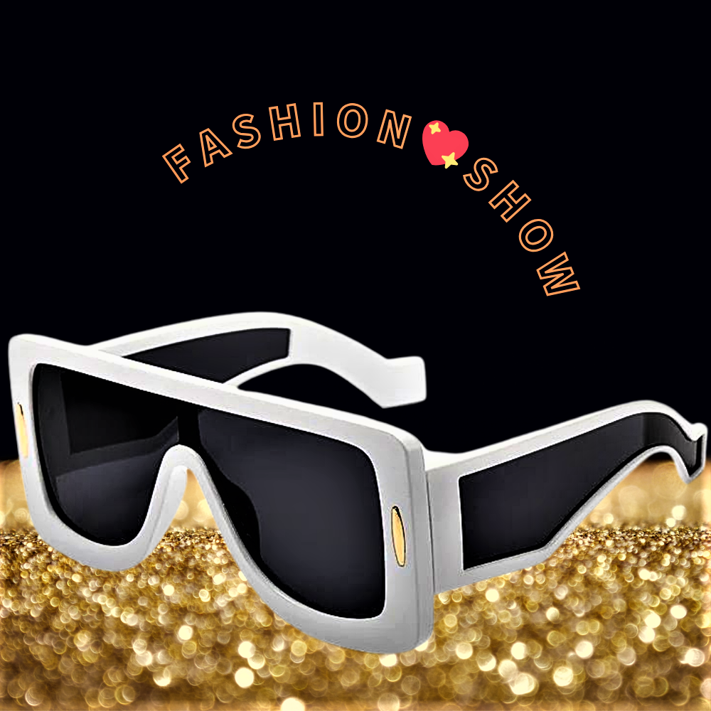 Gafas de sol "Avant-Garde" con montura de moda de gran tamaño