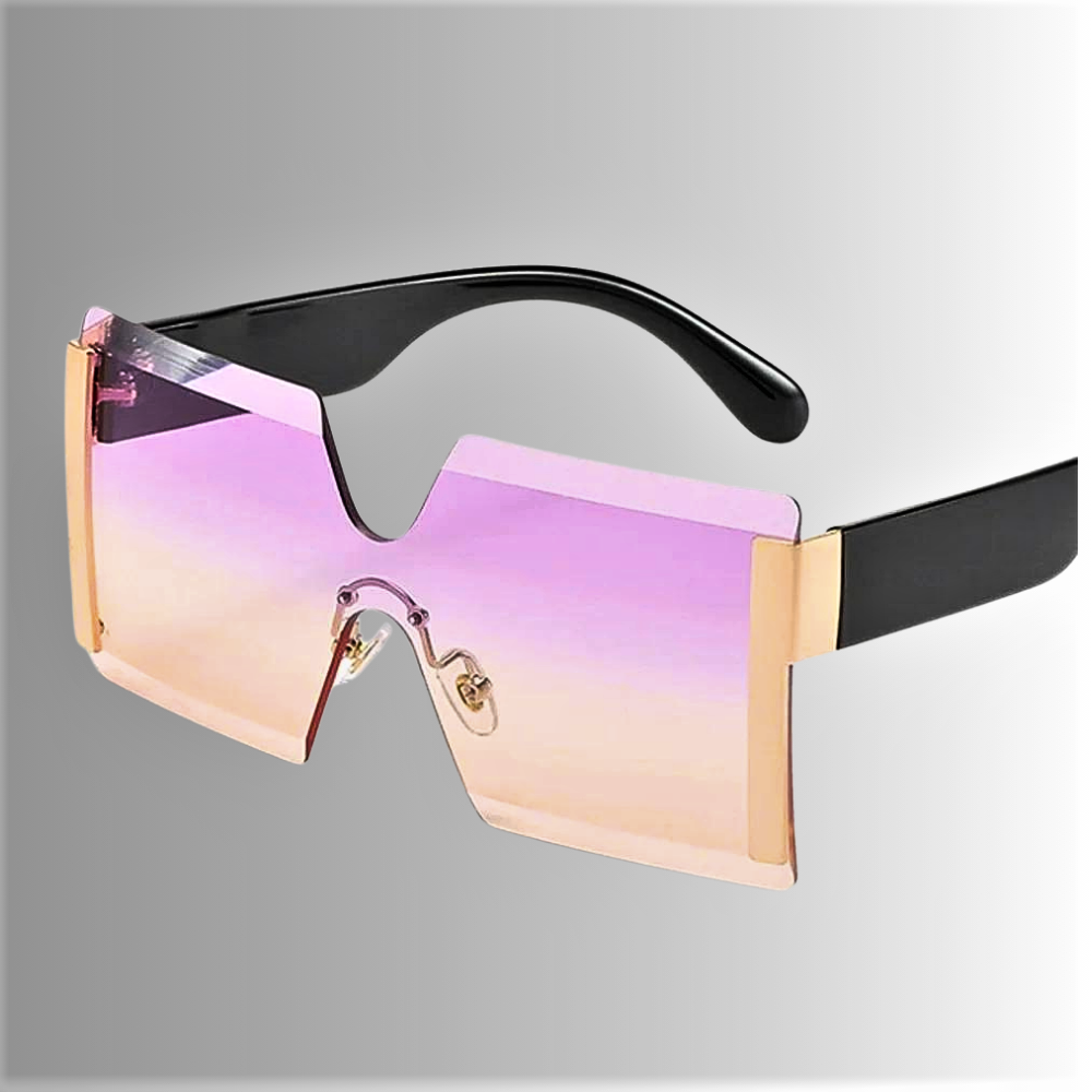 Gafas de sol cuadradas de gran tamaño, elegancia y diseño