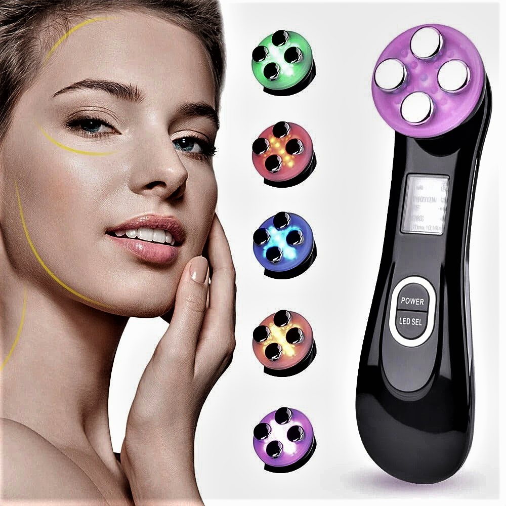 Dispositivo de belleza multifuncional de alta tecnología: EMS, electroporación, radiofrecuencia RF y LED fotónico