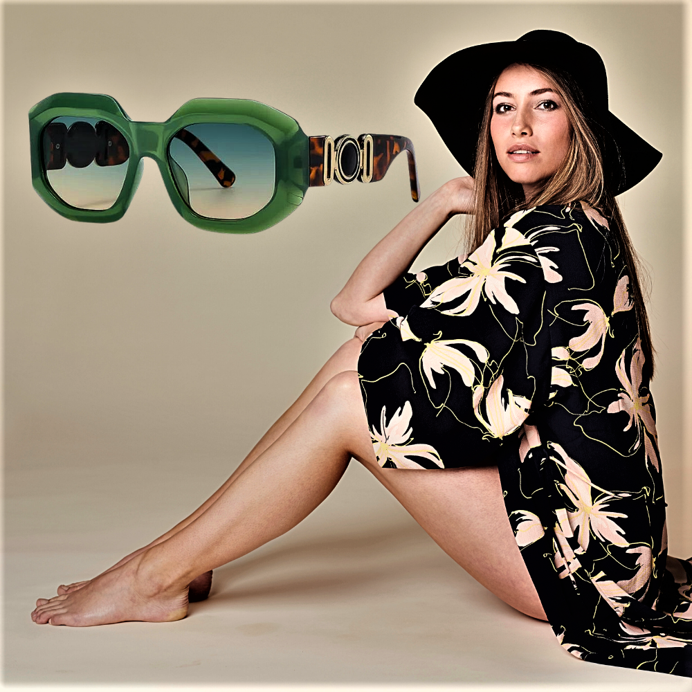 Gafas de sol cuadradas Innovación y color del mundo de la moda