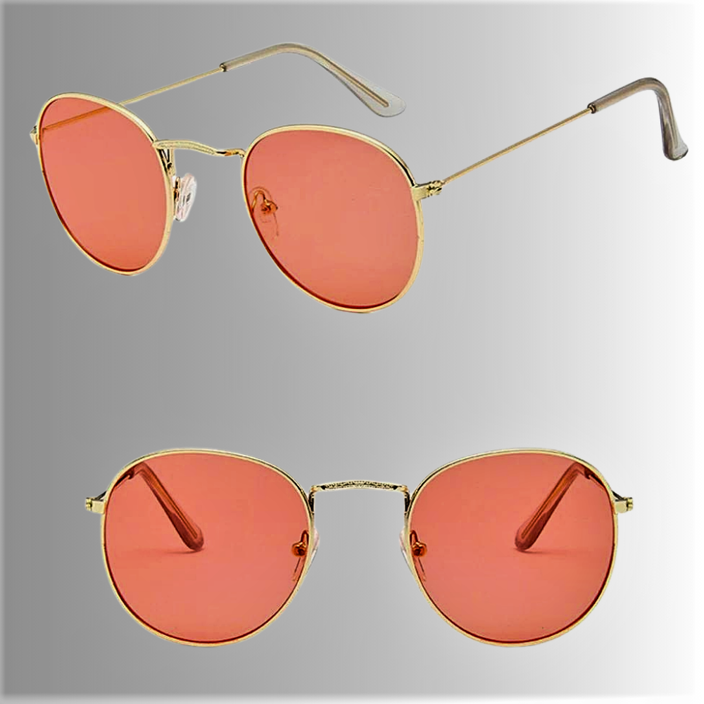 Gafas de sol "Pilot" Elegancia y color en metal